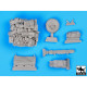 Black Dog T35100 1/35 Us Dodge airborne after drop accessories set for AFV