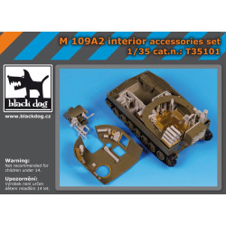 Black Dog T35101 1/35 M 109 A2 interior accessories set for AFV