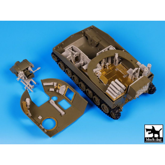 Black Dog T35101 1/35 M 109 A2 interior accessories set for AFV