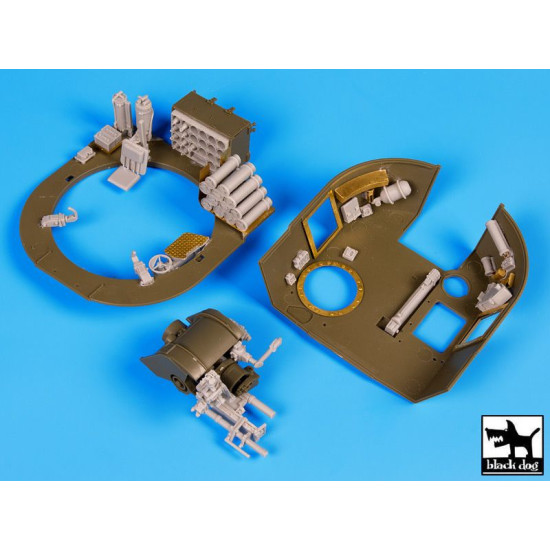 Black Dog T35101 1/35 M 109 A2 interior accessories set for AFV