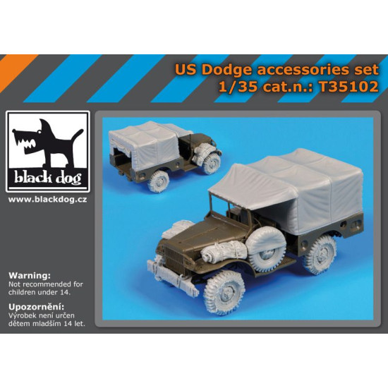 Black Dog T35102 1/35 US Dodge accessories set for AFV