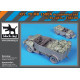 Black Dog T35105 1/35 Kfz. 70 MB 1500A accessories set for Mini Art