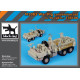 Black Dog T35106 1/35 M 1083 War Pig accessories set for Trumpeter