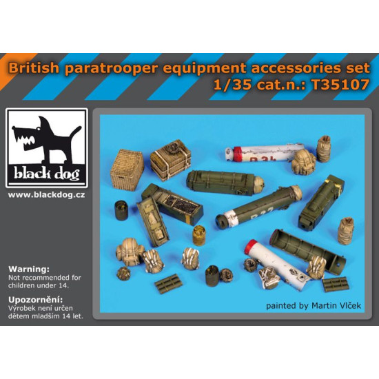 Black Dog T35107 1/35 British paratrooper equipment accessories set