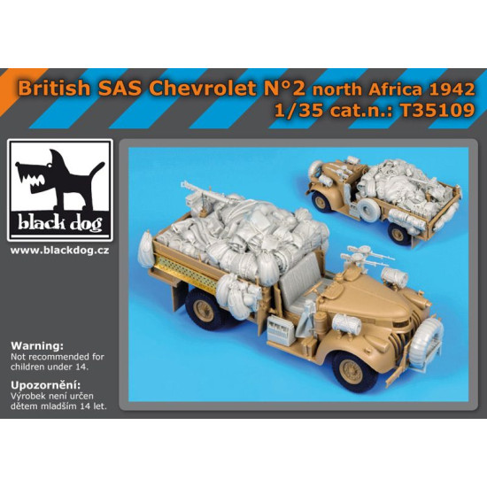 Black Dog T35109 1/35 British SAS chevrolet N for Tamiya