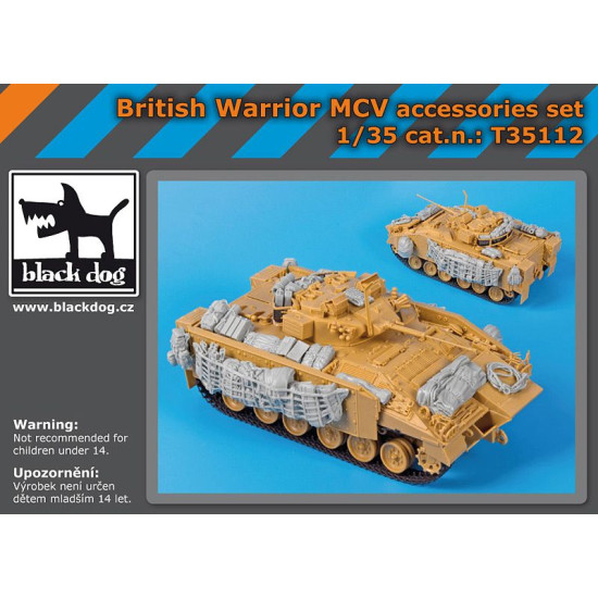 Black Dog T35112 1/35 British Warrior MCV accessories set for Academy