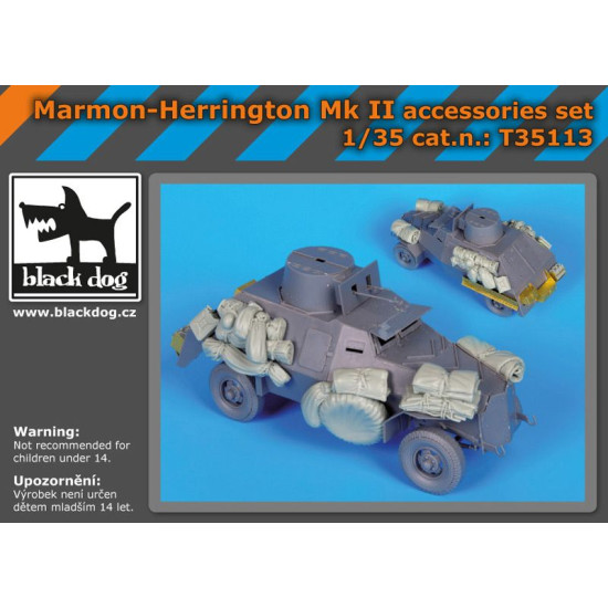 Black Dog T35113 1/35 Marmon -Herrington Mk II accessories set for IBG Models