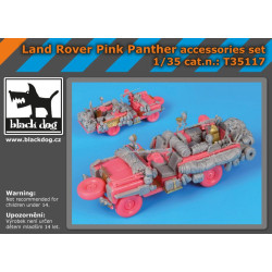 Black Dog T35117 1/35 Land Rover Pink Panther accessories set for Italeri