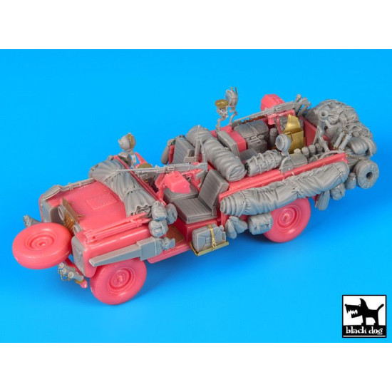 Black Dog T35117 1/35 Land Rover Pink Panther accessories set for Italeri