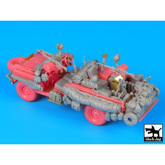 Black Dog T35117 1/35 Land Rover Pink Panther accessories set for Italeri