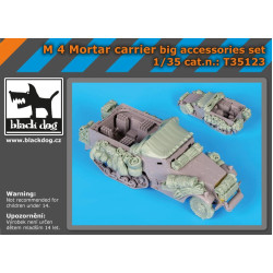 Black Dog T35123 1/35 M 4 mortar big accessories set for Dragon