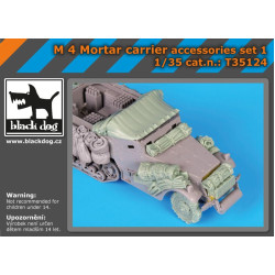 Black Dog T35124 1/35 M 4 mortar carrier accessories set N for Dragon