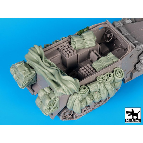 Black Dog T35125 1/35 M 4 mortar carrier accessories set N for Dragon