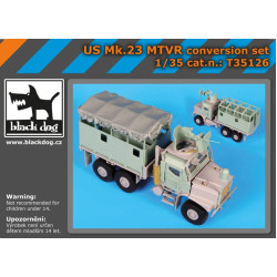 Black Dog T35126 1/35 US Mk.23 MTVR conversion set for Trumpeter