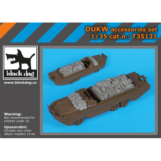 Black Dog T35131 1/35 DUKW accessories set for Italeri