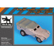 Black Dog T35133 1/35 BTR 40 accessories set for Trumpeter