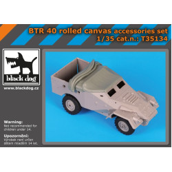 Black Dog T35134 1/35 BTR 40 rolled canvas for Trumpeter