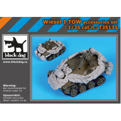 Black Dog T35135 1/35 Wiesel 1 Tow accessories set for AfV