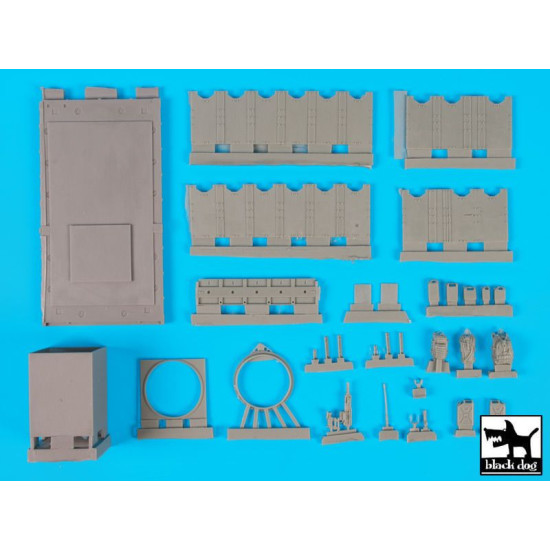 Black Dog T35140 1/35 M1083 GUN TRUCK conversion set for Trumpeter