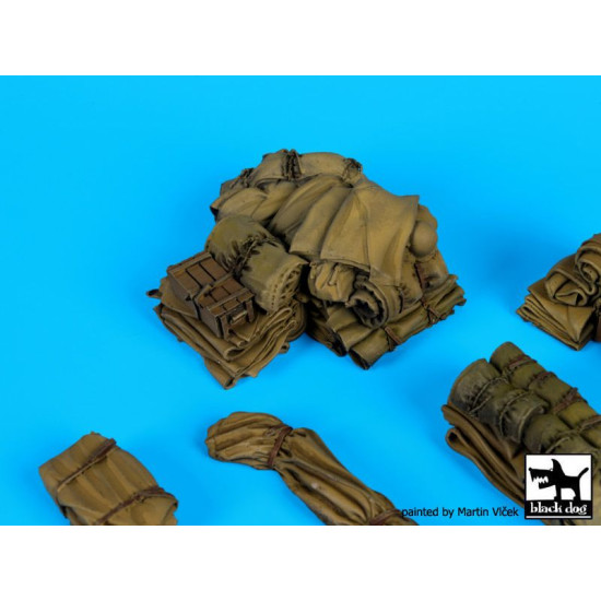 Black Dog T35141 1/35 Tentage+bedrols N