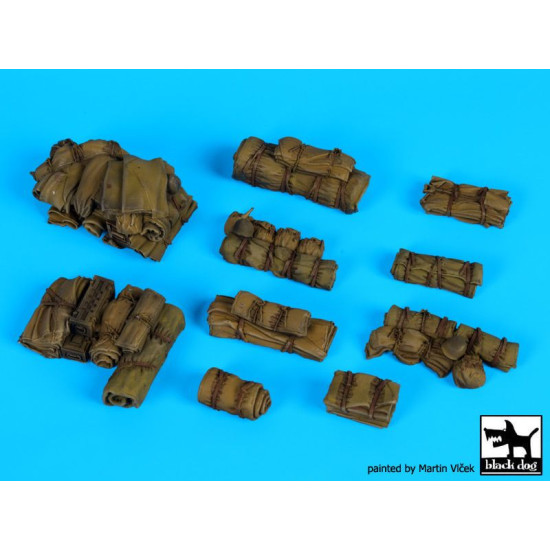 Black Dog T35142 1/35 Tentage+bedrols N