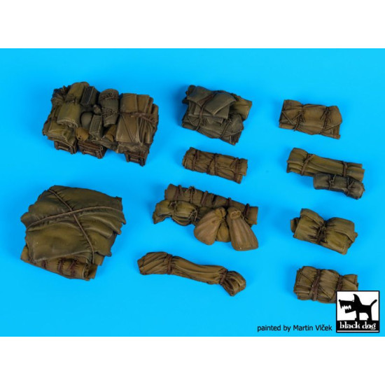 Black Dog T35143 1/35 Tentage+bedrols N