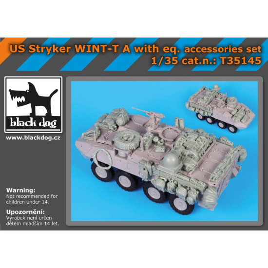 Black Dog T35145 1/35 US Stryker WINT-T A plus equipment set for Trumpeter