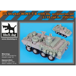 Black Dog T35146 1/35 US Stryker WINT-T B with equip.accessories set for Trumpeter