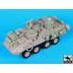 Black Dog T35146 1/35 US Stryker WINT-T B with equip.accessories set for Trumpeter