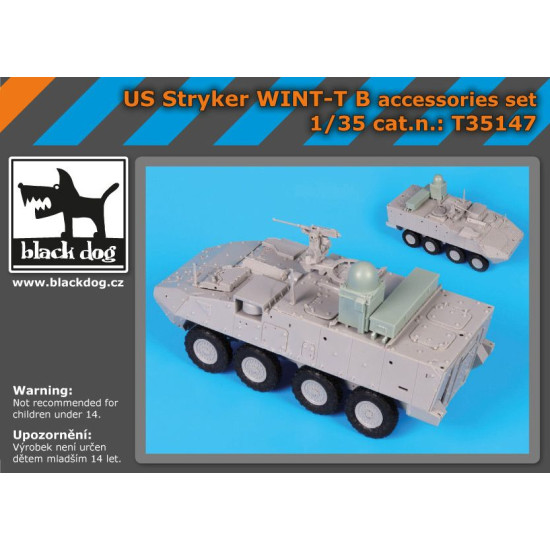 Black Dog T35147 1/35 US Stryker WINT -T B accessories set for Trumpeter