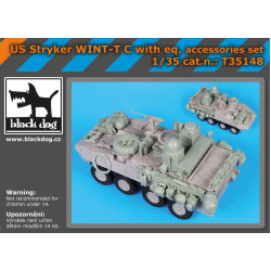 Black Dog T35148 1/35 US Stryker WINT-T C with equip.accessories set for Trumpeter