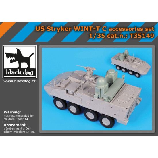 Black Dog T35149 1/35 US Stryker WINT -T C accessories set for Trumpeter