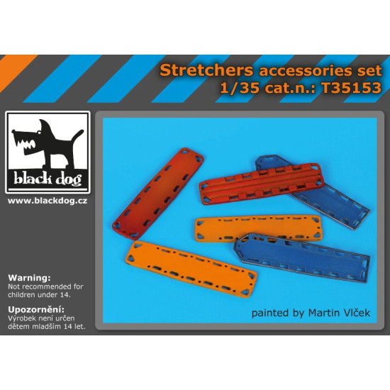 Black Dog T35153 1/35 Stretchers accessories set