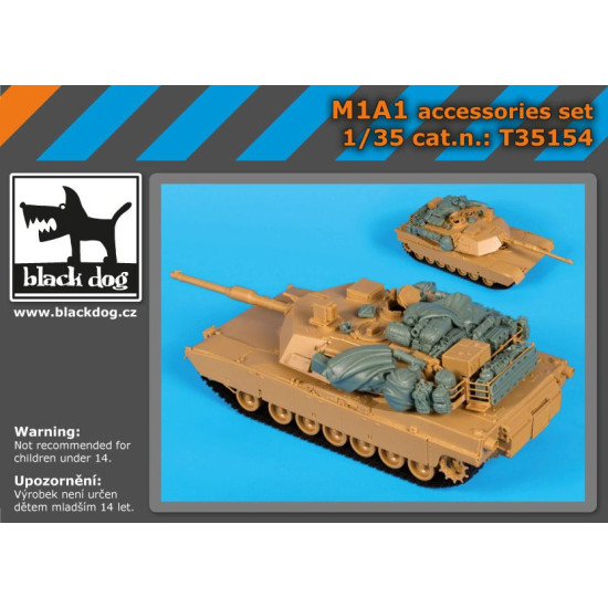 Black Dog T35154 1/35 M1A1 accessoriesset for Dragon