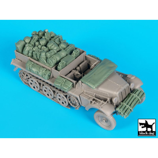 Black Dog T35155 1/35 Sd.Kfz 10 accessories set for Dragon