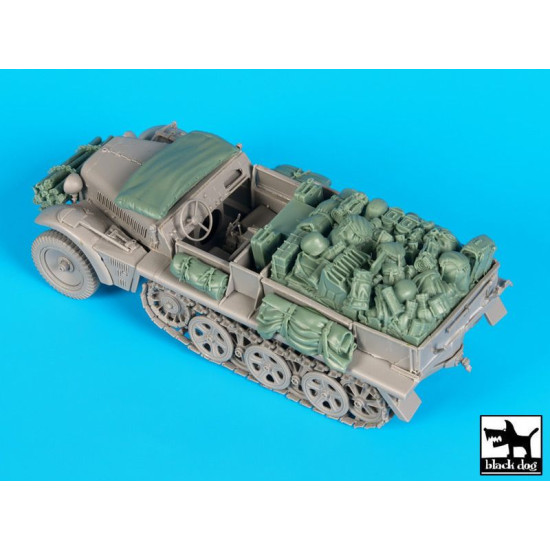 Black Dog T35155 1/35 Sd.Kfz 10 accessories set for Dragon