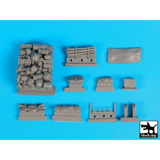 Black Dog T35155 1/35 Sd.Kfz 10 accessories set for Dragon