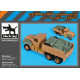 Black Dog T35157 1/35 US White 666 accessories set for Hobby Boss