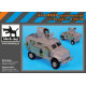 Black Dog T35158 1/35 4X4 MRAP accessories set for Kinetic