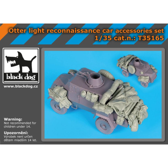 Black Dog T35165 1/35 Otter light reconnaissance car accessories set for IBG Models