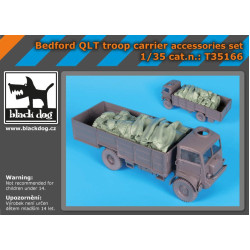 Black Dog T35166 1/35 Bedford QLT troop carrier accessories set for IBG Models