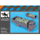 Black Dog T35166 1/35 Bedford QLT troop carrier accessories set for IBG Models