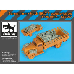 Black Dog T35167 1/35 German army truck G917 T accessories set for ICM