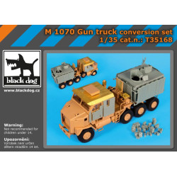 Black Dog T35168 1/35 M1070 Gun truck conversion set for Hobby Boss