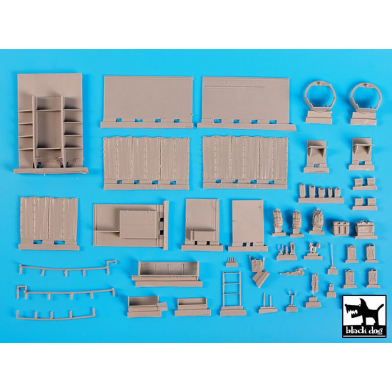 Black Dog T35168 1/35 M1070 Gun truck conversion set for Hobby Boss