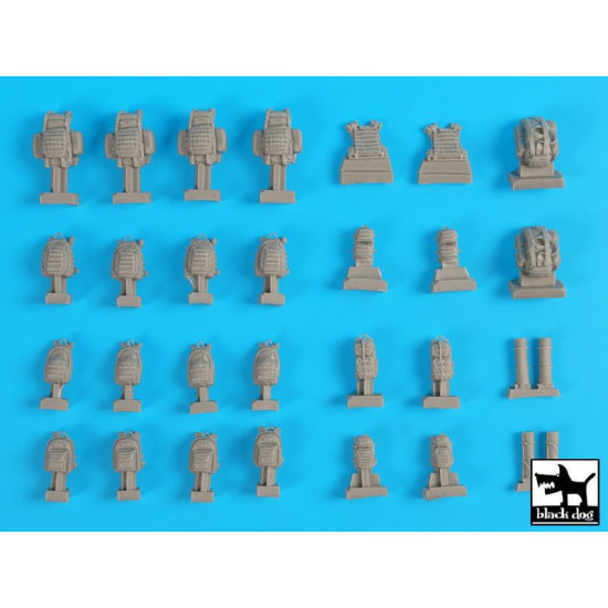 Black Dog T35173 1/35 French equipment accessories set