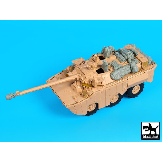 Black Dog T35174 1/35 AMX 10RCR Separ accessories set for Tiger-Model