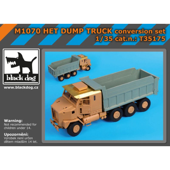 Black Dog T35175 1/35 M1070 Het Dump truck conversion set for Hobby Boss