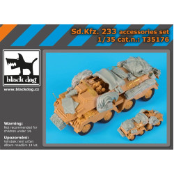 Black Dog T35176 1/35 SD.Kfz. 233 accessories set for AFV