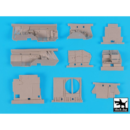 Black Dog T35177 1/35 M1117 Guardian interior accessories set for Trumpeter